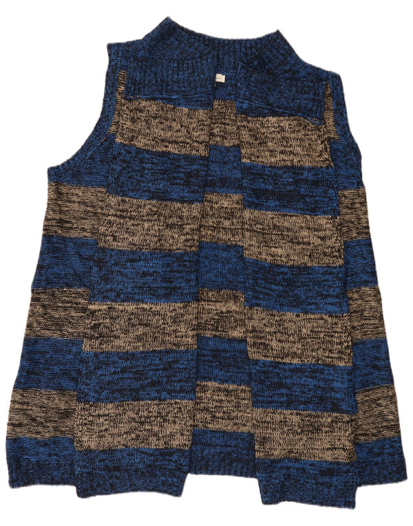 Pulover cardigan fără mâneci pentru femei Marks & Spencer UK 14 Medium Blue