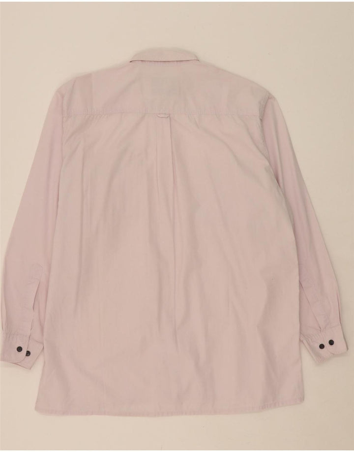 VINTAGE Mens Shirt Large Pink Cotton Vintage Vintage and Second-Hand Vintage from Messina Hembry 