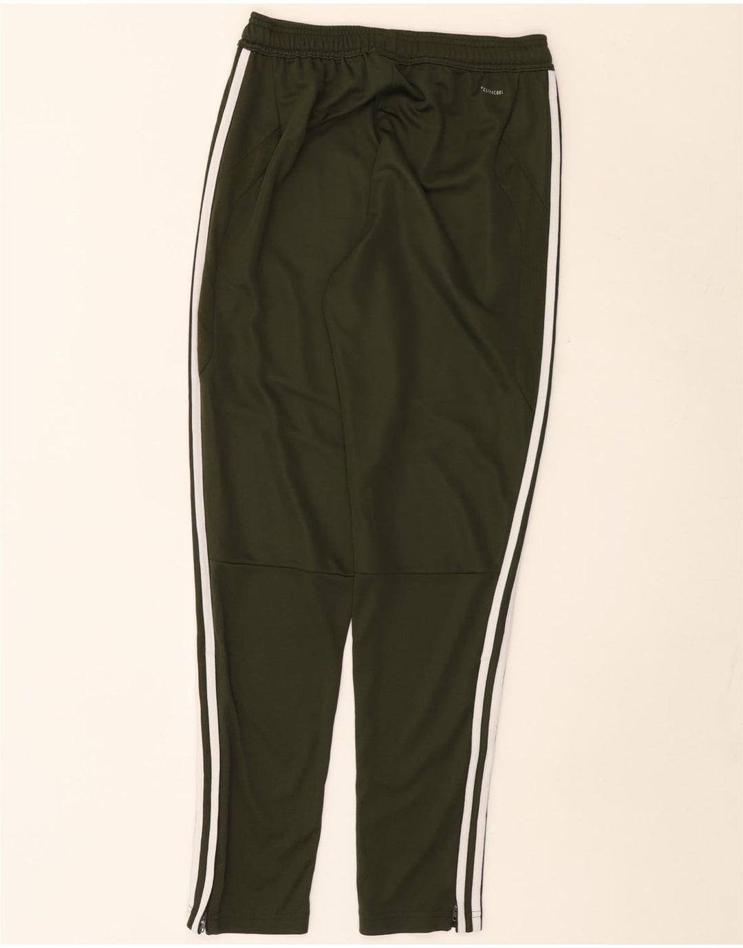 Pantaloni de trening Adidas Climacool pentru baieti 13-14 ani Kaki Poliester