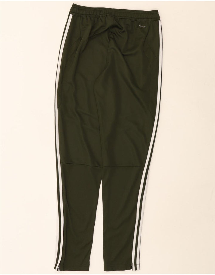 Pantaloni de trening Adidas Climacool pentru baieti 13-14 ani Kaki Poliester