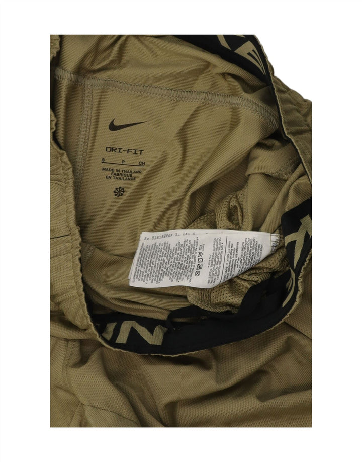 Pantaloni scurți sport Nike Dri Fit pentru bărbați, poliester verde mic