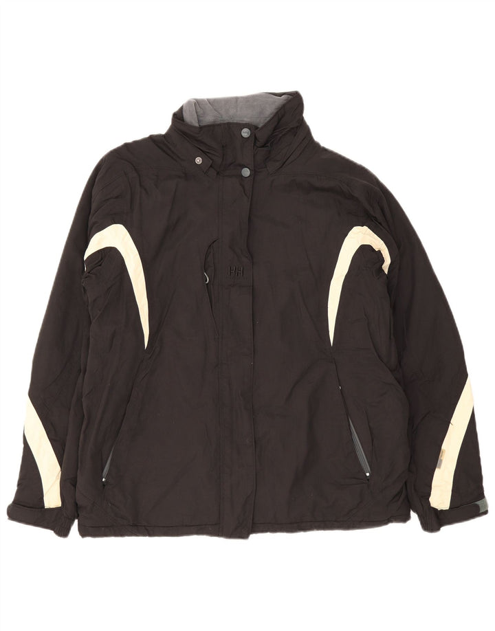 Jachetă de vânt pentru femei Helly Hansen UK 38 Medium Black Colorblock Nylon