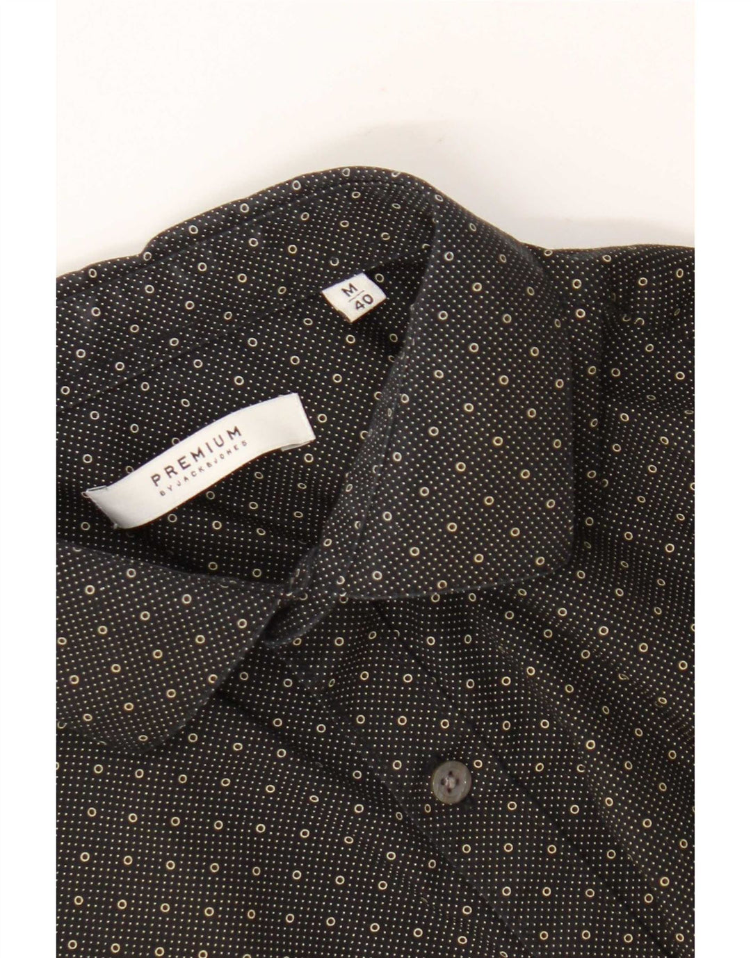 Cămașă pentru bărbați Jack & Jones Mărimea 40 Medium Black Polka Dot