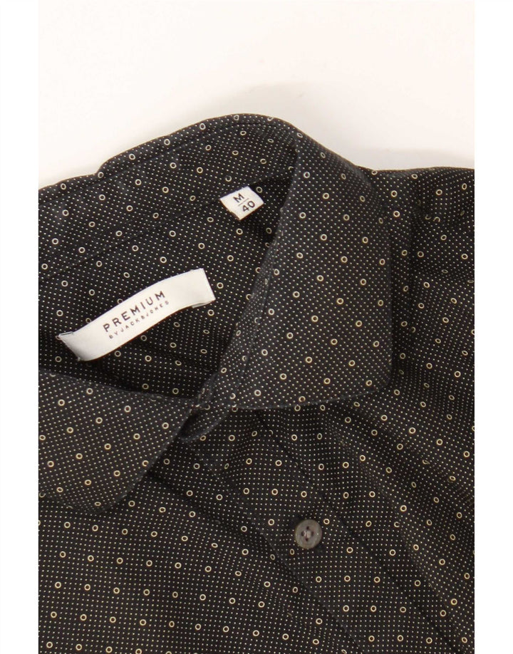 Cămașă pentru bărbați Jack & Jones Mărimea 40 Medium Black Polka Dot