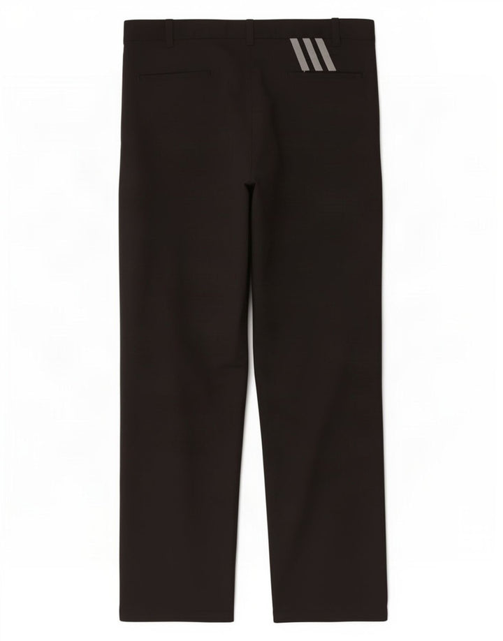 Pantaloni chino drepți pentru bărbați Adidas W38 L29 poliester negru
