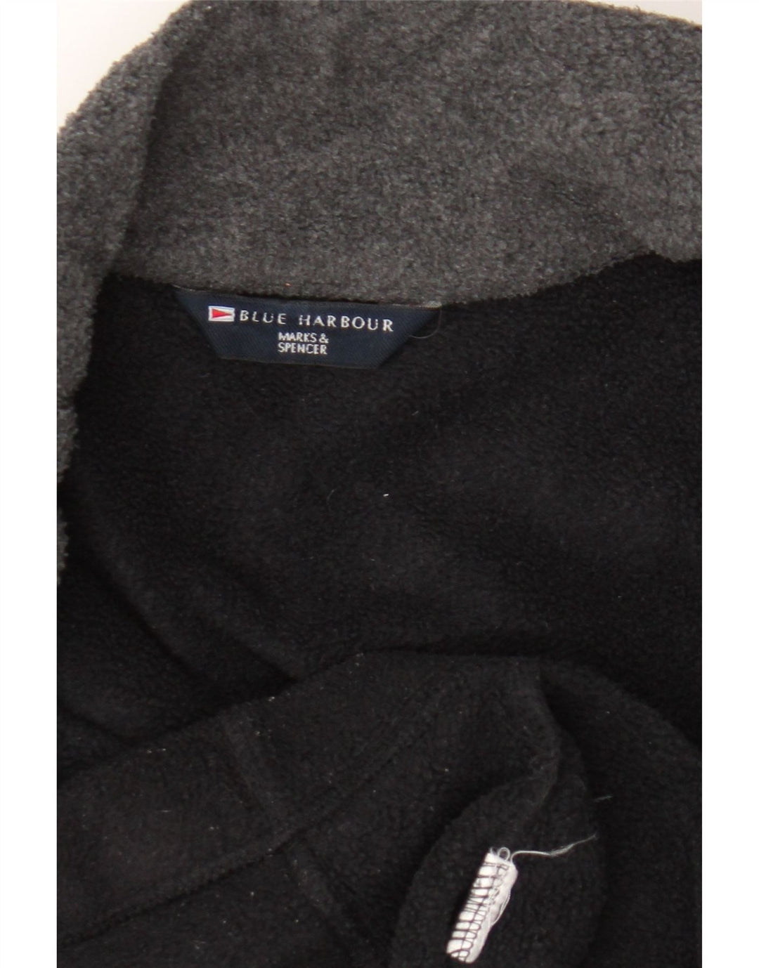 Jachetă pentru bărbați Marks & Spencer Blue Harbour Fleece UK 42 XL Negru