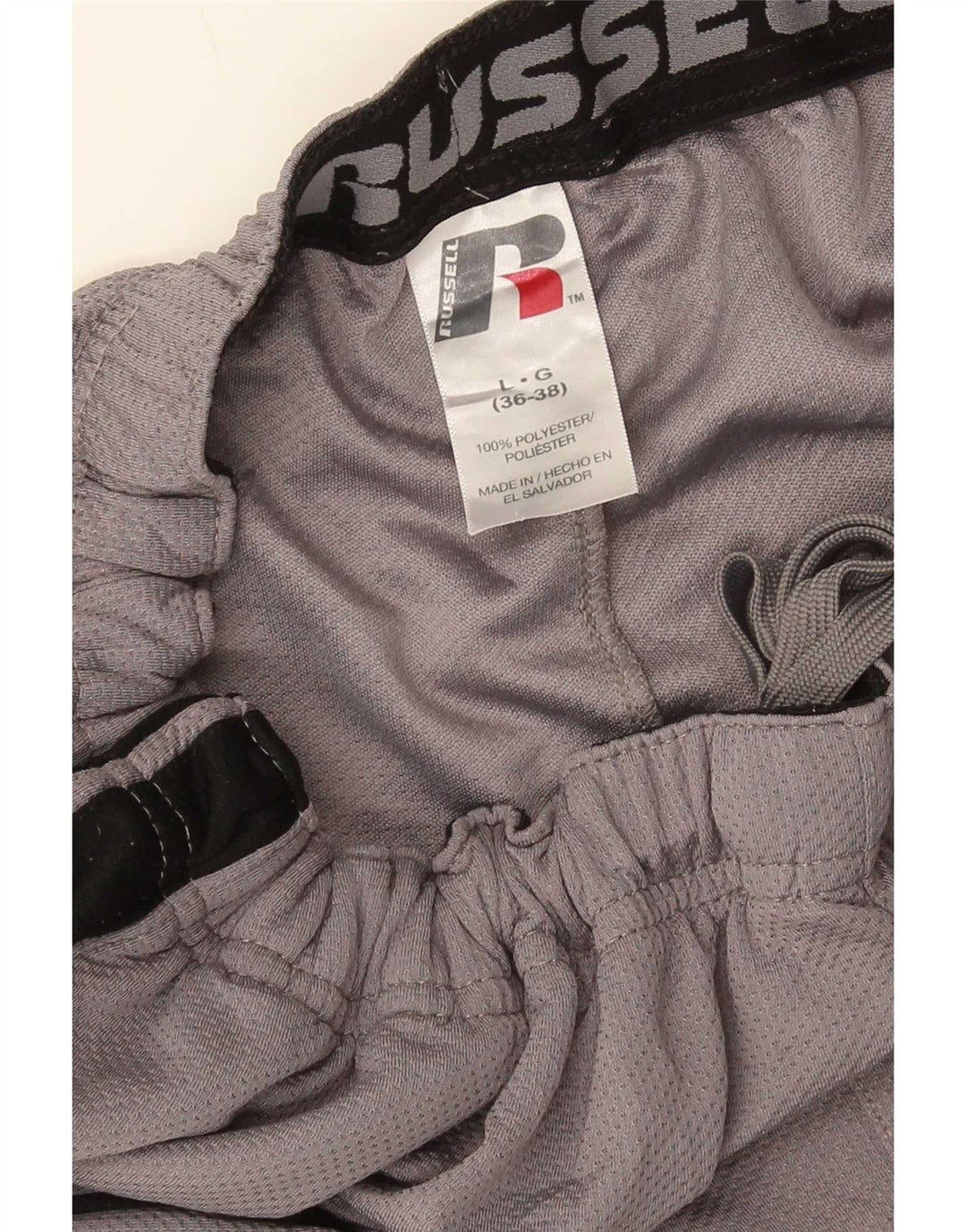 Pantaloni de trening Russell Athletic pentru bărbați, mari, gri, poliester color bloc