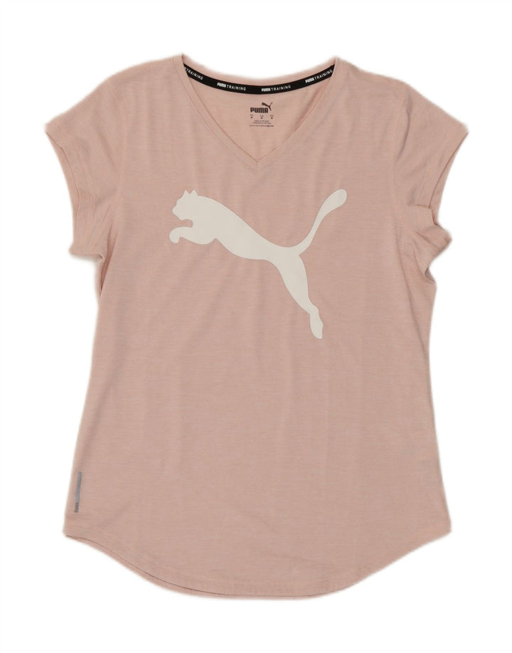 Tricou cu grafic Puma pentru femei Top UK 14 Medium Pink Poliester
