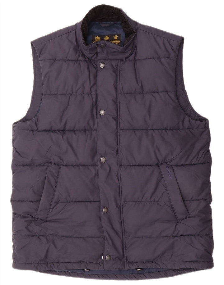 Gilet căptușit pentru bărbați Barbour UK 38 Medium Bleumarin Poliester