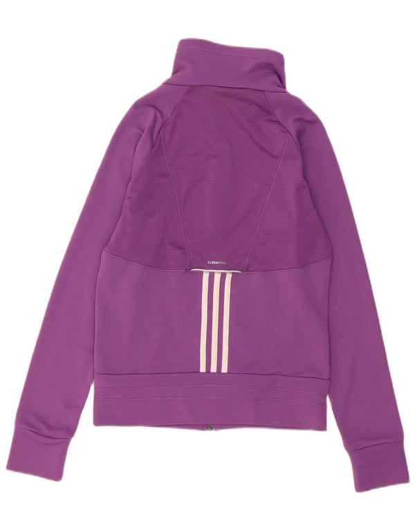 Jachetă de trening Climacool pentru femei Adidas UK 12 Mov mediu
