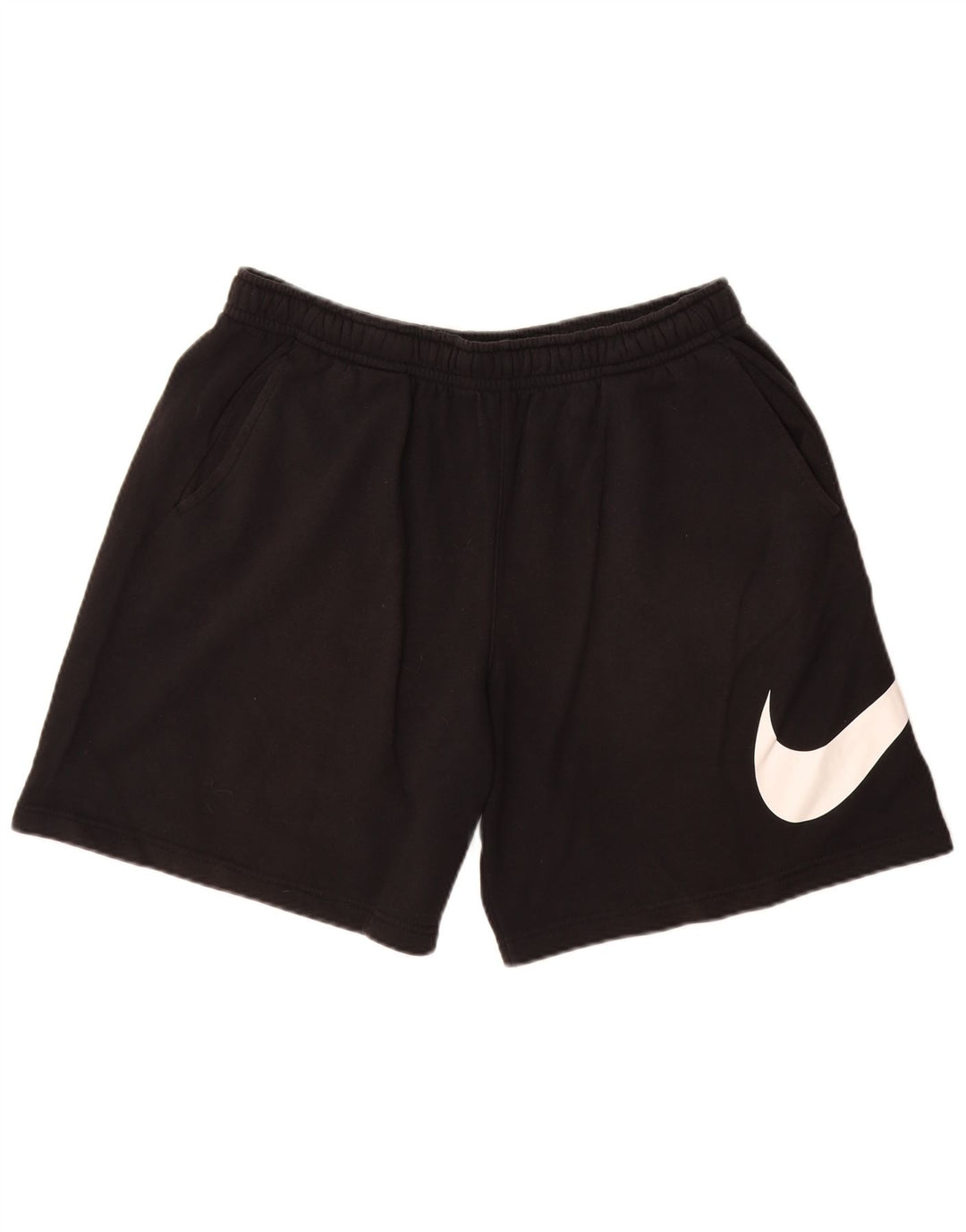 Pantaloni scurți sport grafic NIKE pentru bărbați, mari, negru, bumbac