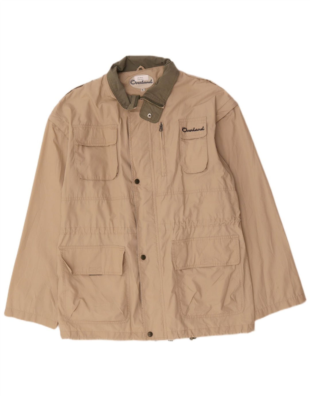 Jachetă Overland pentru bărbați, UK 42 XL, bej, bumbac