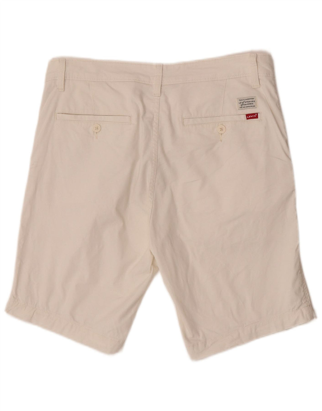 Pantaloni scurți chino pentru bărbați Levi's W32 bumbac alb mediu