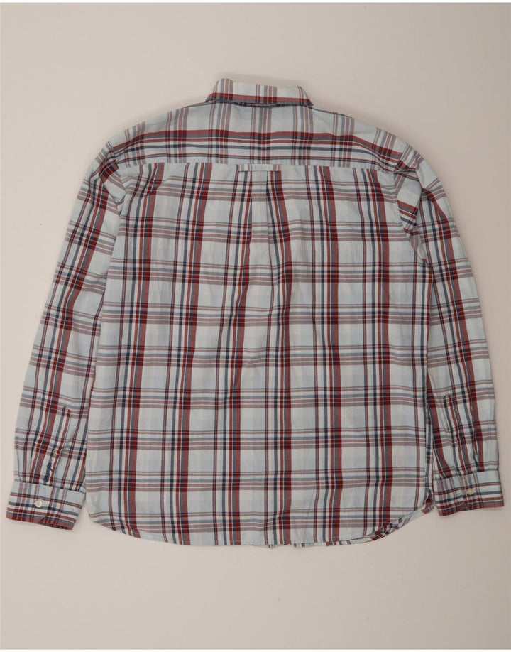 Cămașă pentru bărbați Wrangler XL, bumbac cu carouri albastre