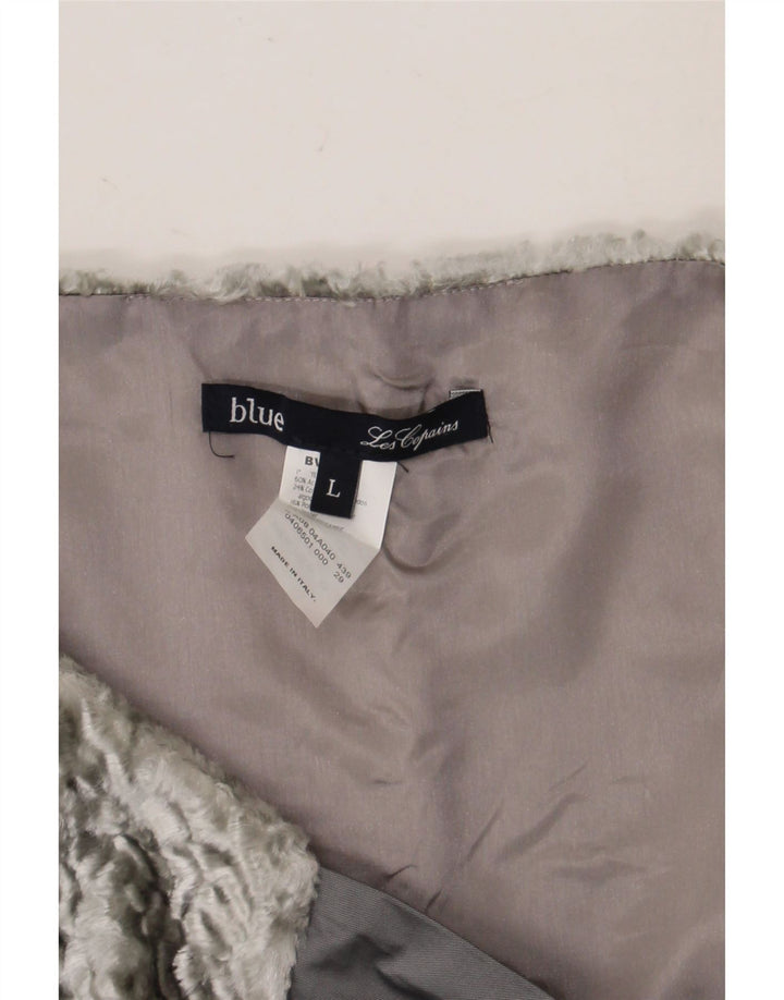 Jachetă Bolero pentru femei Les Copains UK 14 Large Gri Acetat