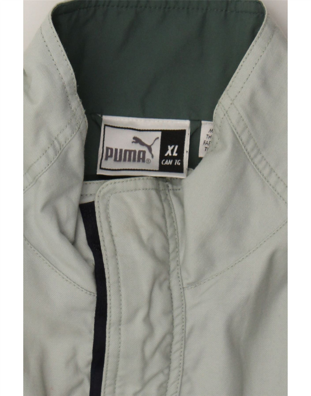 PUMA Mens Bomber Jacket UK 42 XL Green Cotton Vintage Puma and Second-Hand Puma from Messina Hembry 