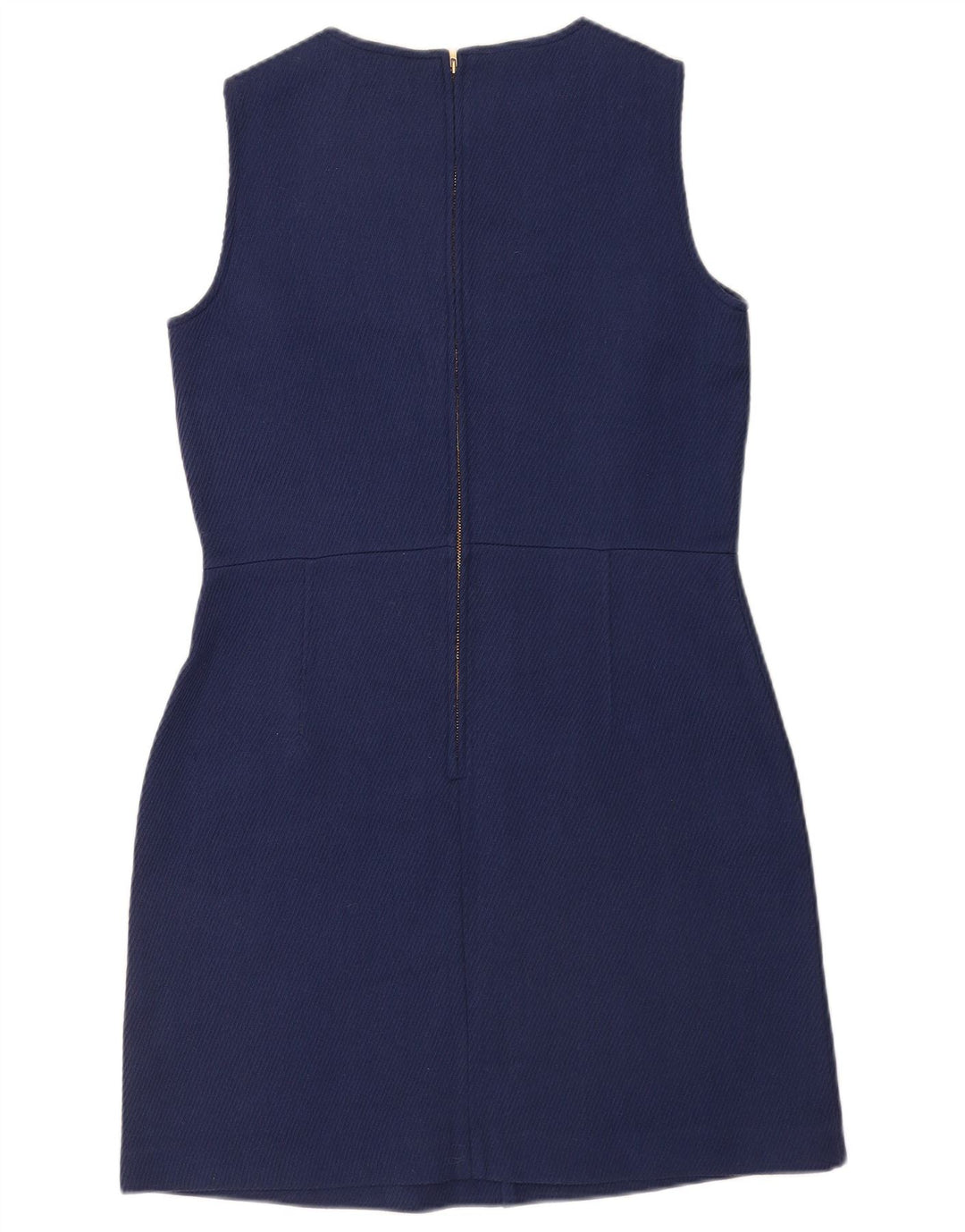 Massimo Dutti Rochie de damă fără mâneci teacă EU 42 Lână mare bleumarin