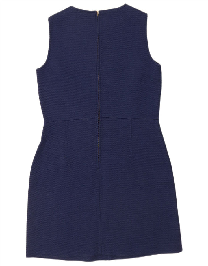 Massimo Dutti Rochie de damă fără mâneci teacă EU 42 Lână mare bleumarin