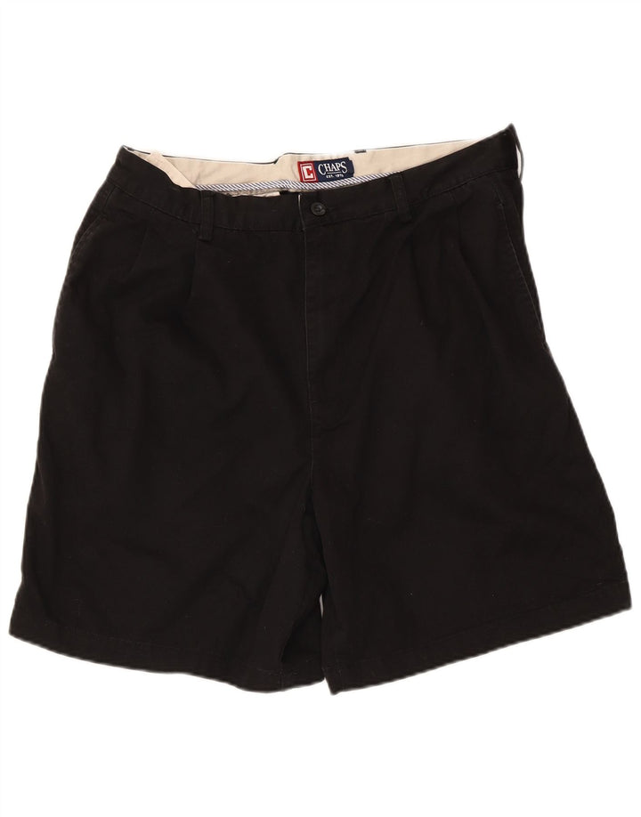 Pantaloni scurți chino pentru bărbați Chaps W34, bumbac negru mare