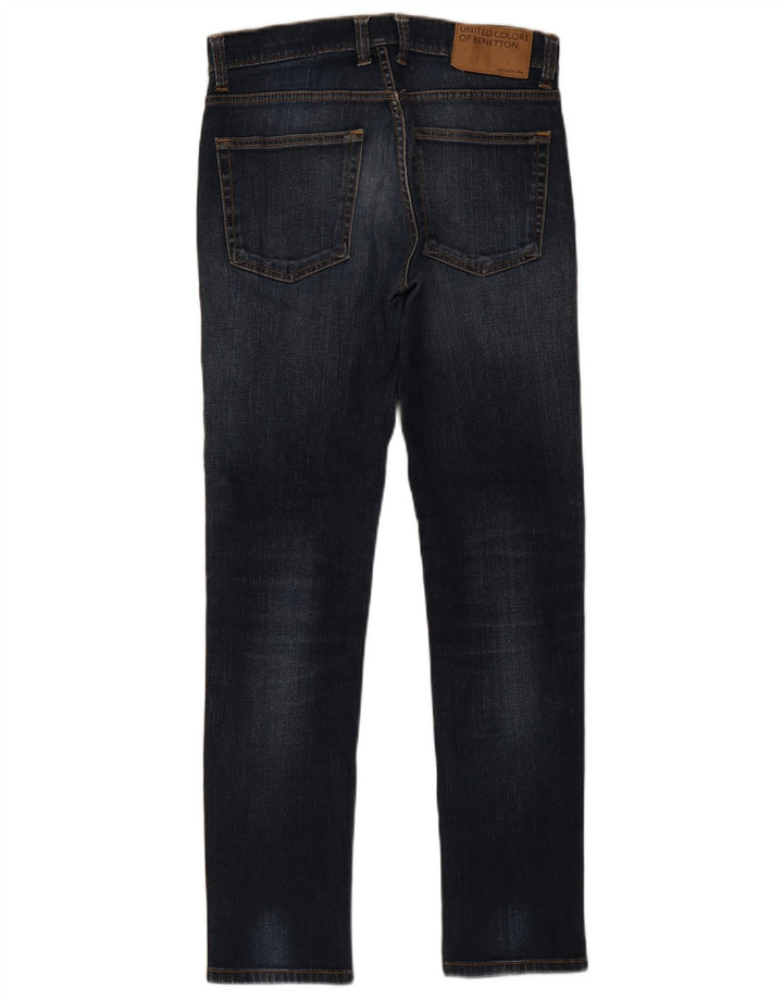 Blugi skinny pentru bărbați Benetton W30 L32 albastru