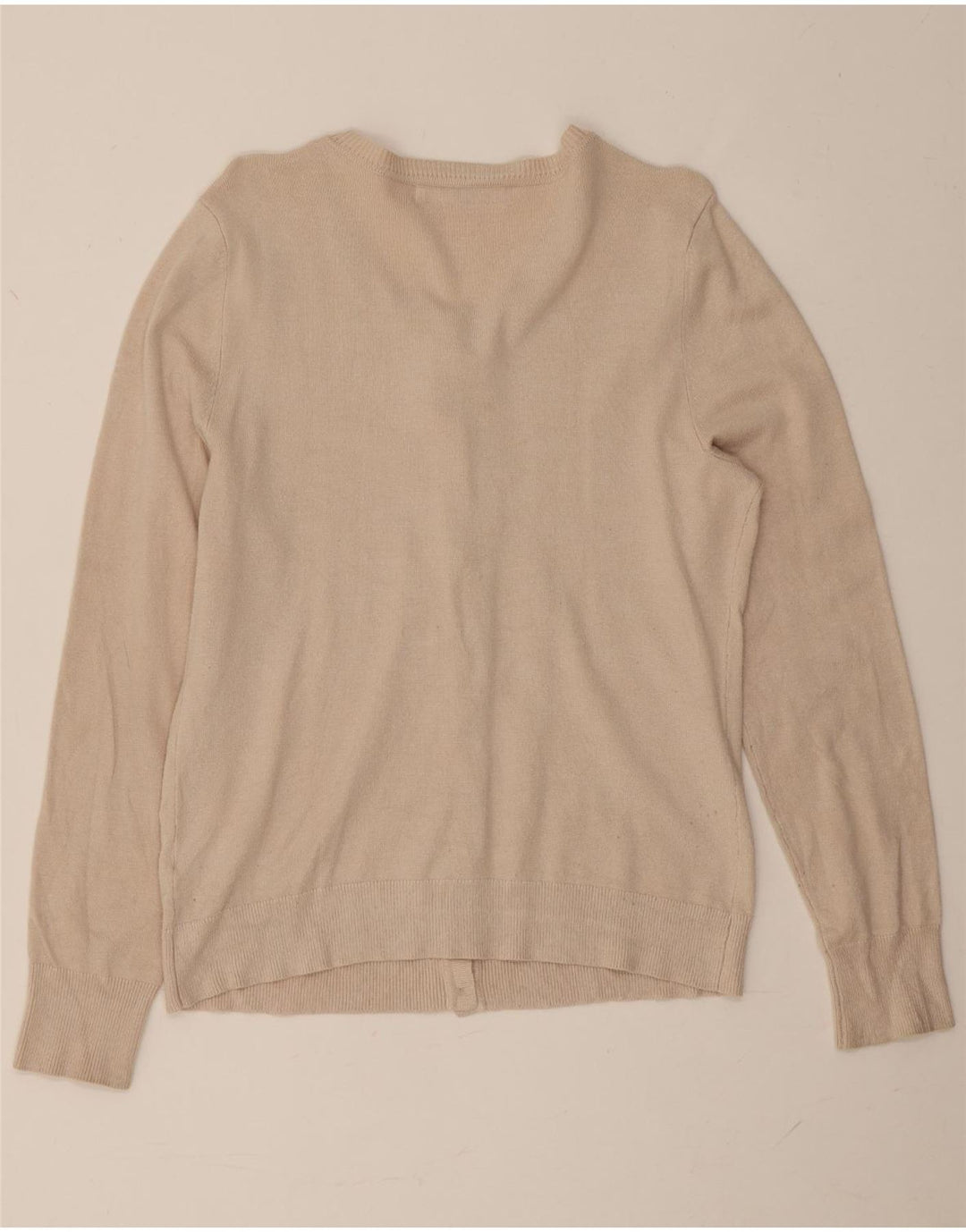 Pulover cardigan pentru femei John Lewis UK 12 Medium Beige Viscose