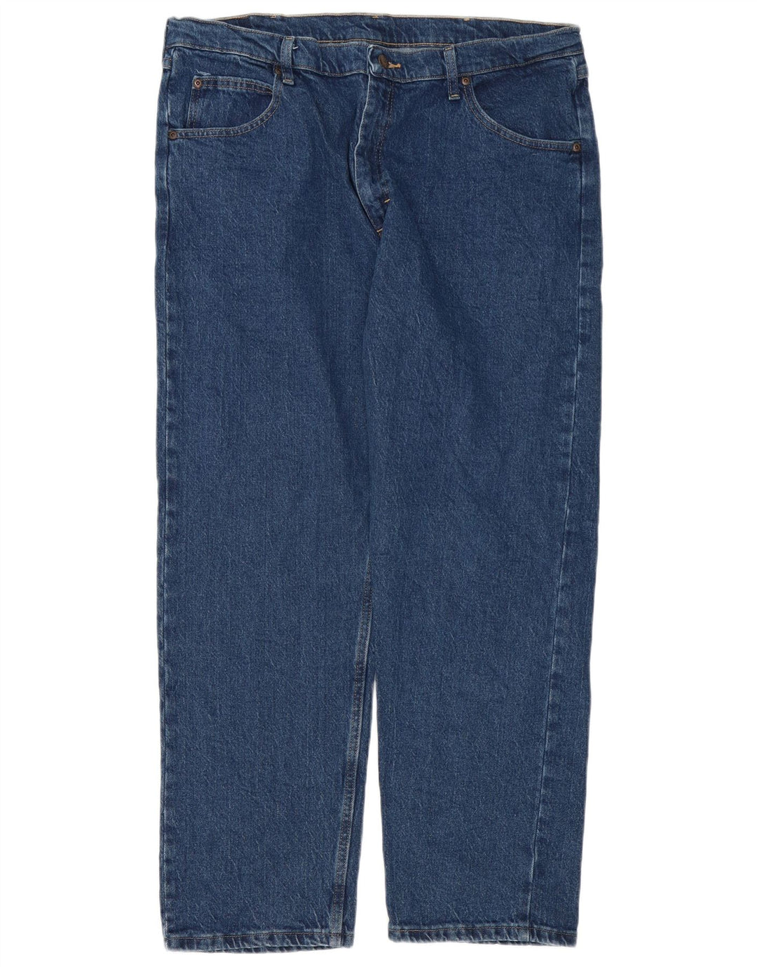 Blugi drepti pentru bărbați Wrangler W38 L30 Bumbac albastru