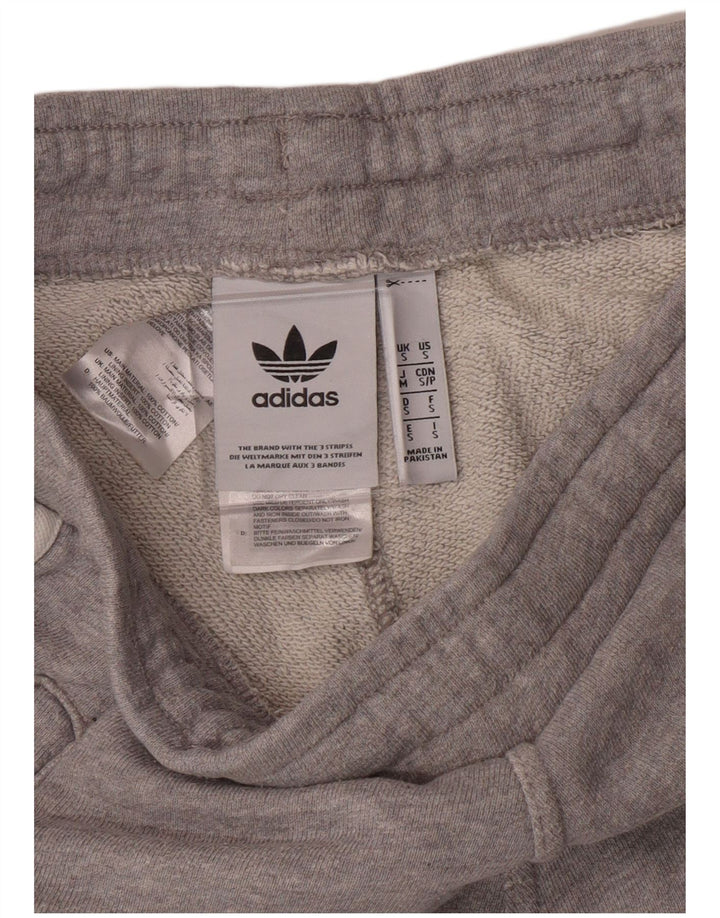 Pantaloni scurți sport adidas pentru bărbați, bumbac, gri mic