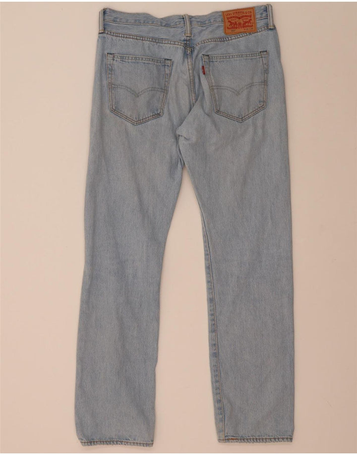 Blugi drepti pentru bărbați Levi's 501 W33 L32 Bumbac albastru