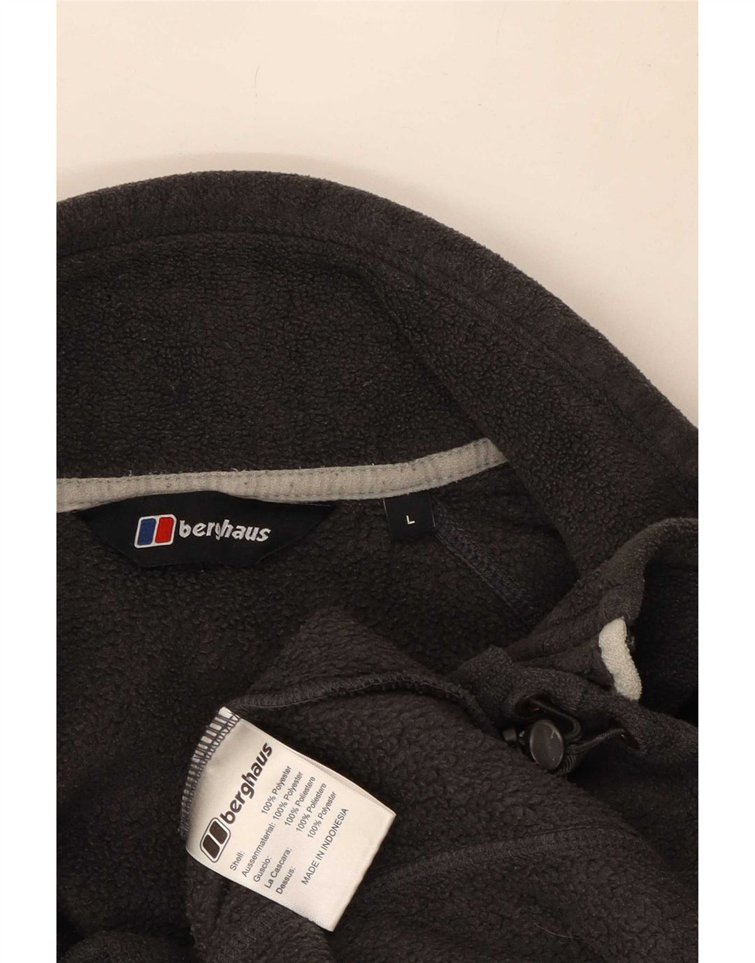 Jachetă fleece pentru bărbați Berghaus UK 40, mare, gri, poliester