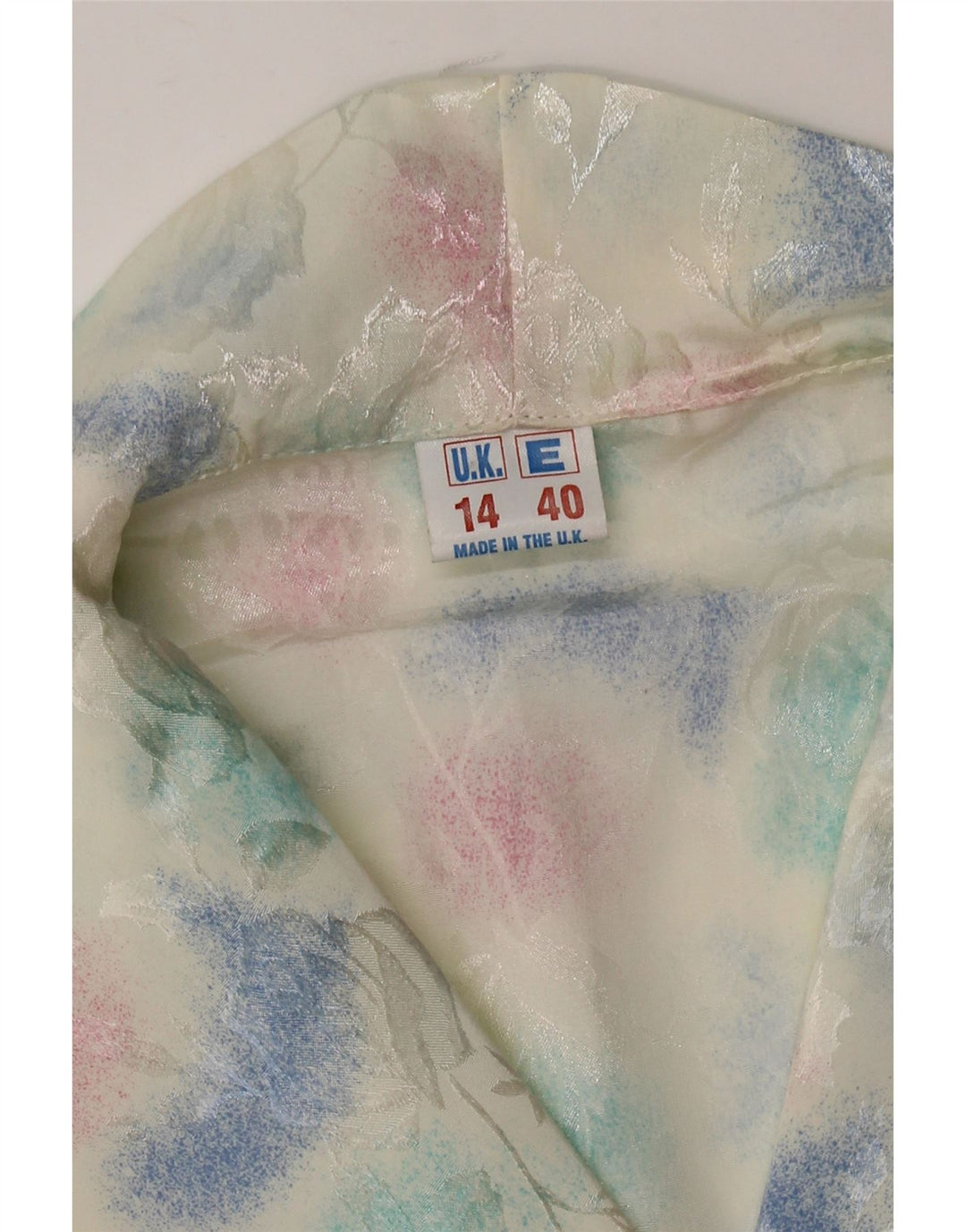 Cardigan Vintage pentru femei UK 14 Medium Multicolor Tie Dye