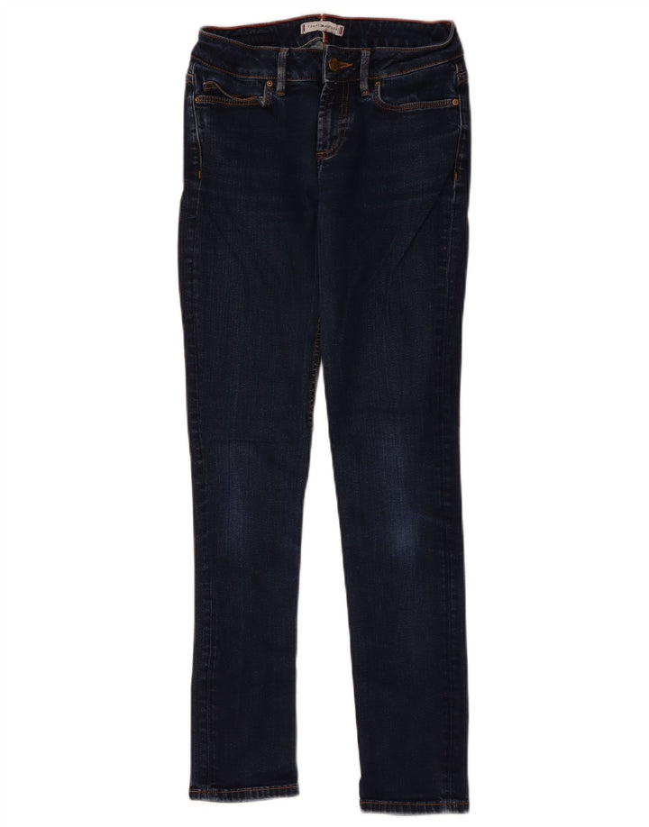 Blugi skinny pentru femei TOMMY HILFIGER L25 L29 bumbac bleumarin