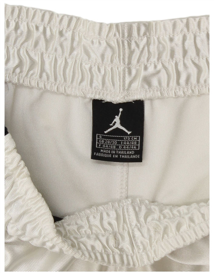 Pantaloni scurți sport Jordan pentru bărbați, alb, poliester color bloc