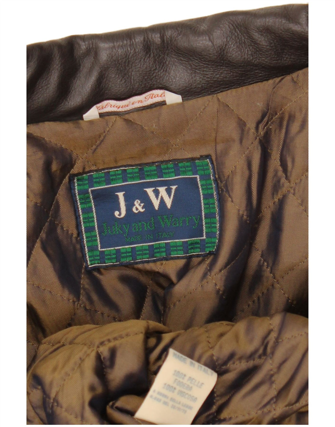 Jachetă de piele vintage pentru femei UK 18 XL din piele maro