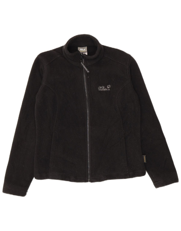Jack Wolfskin pentru femei Liner Fleece Jacket UK 12/14 Medium Black Poliester