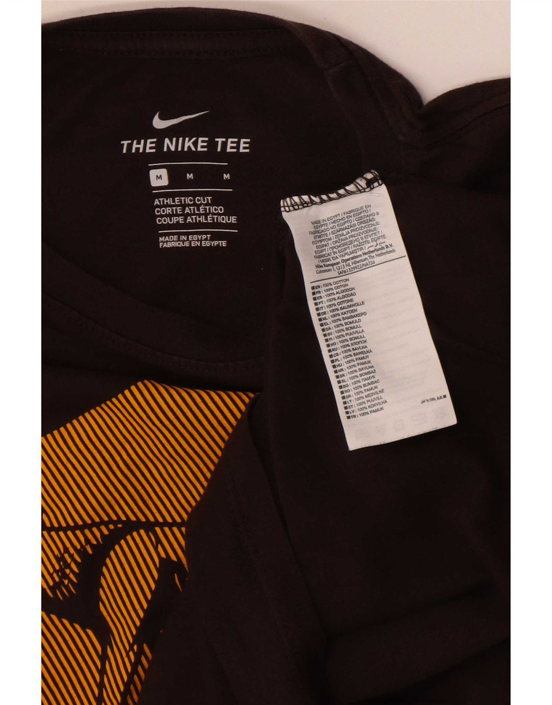 Tricou grafic Nike Roma pentru bărbați Top din bumbac maro mediu