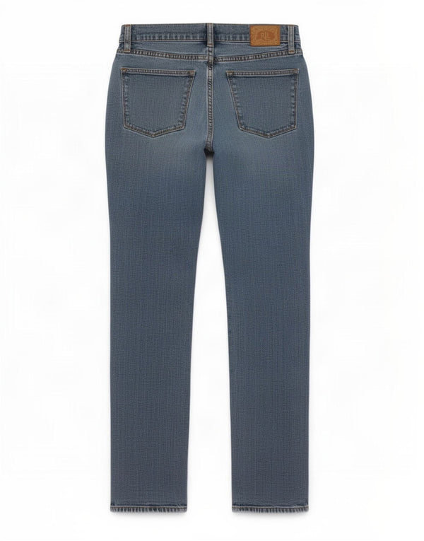 Blugi slim pentru femei Ralph Lauren US 8 Medium W30 L30 Bumbac albastru