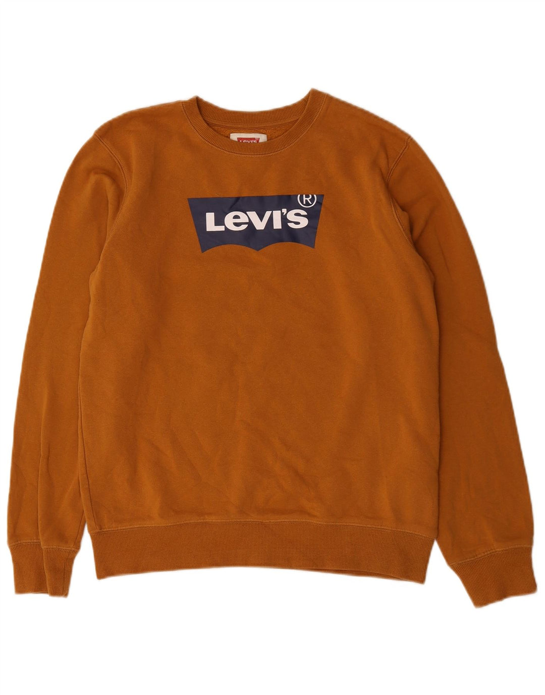 Pulover cu grafic Levi's pentru băieți, 15-16 ani, bumbac maro
