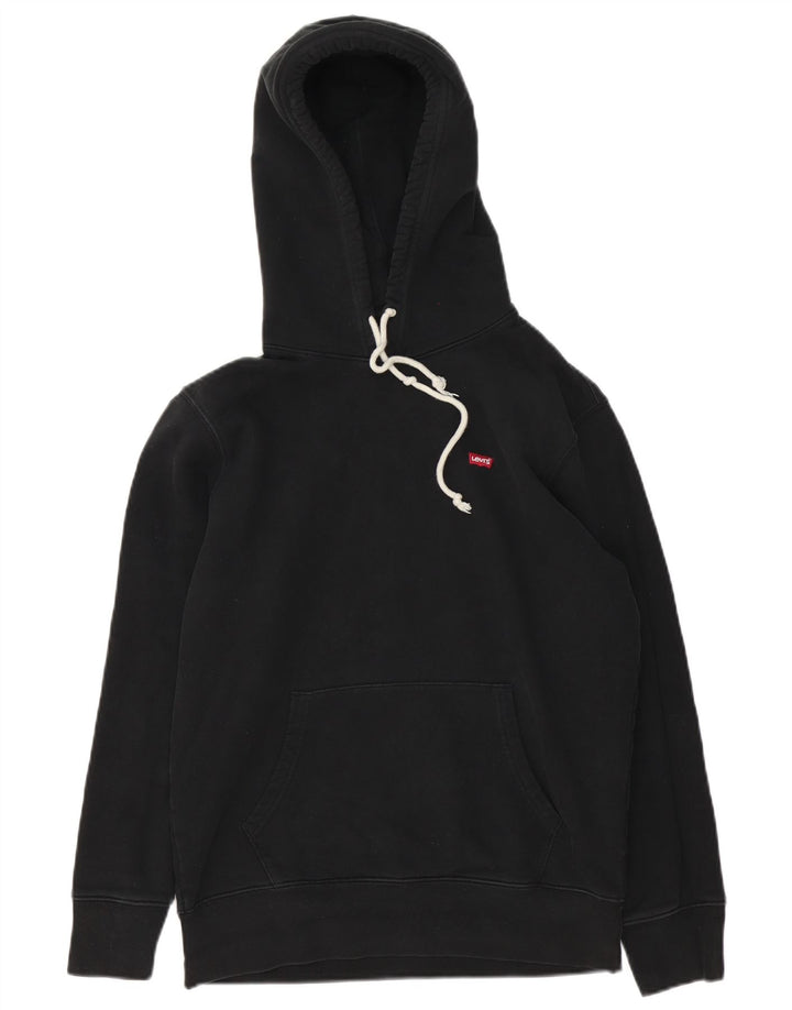 Pulover Levi's pentru bărbați, bumbac mic, negru