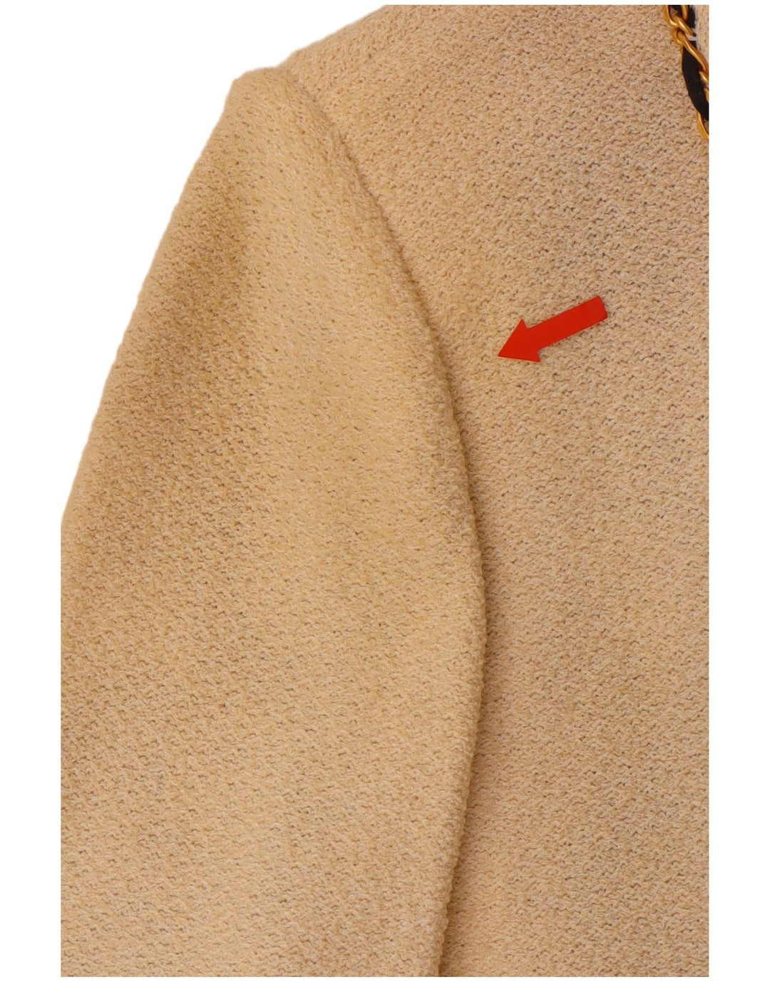 VINTAGE Pulover cardigan cu mâneci 3/4 pentru femei US 8 mediu din lână albă