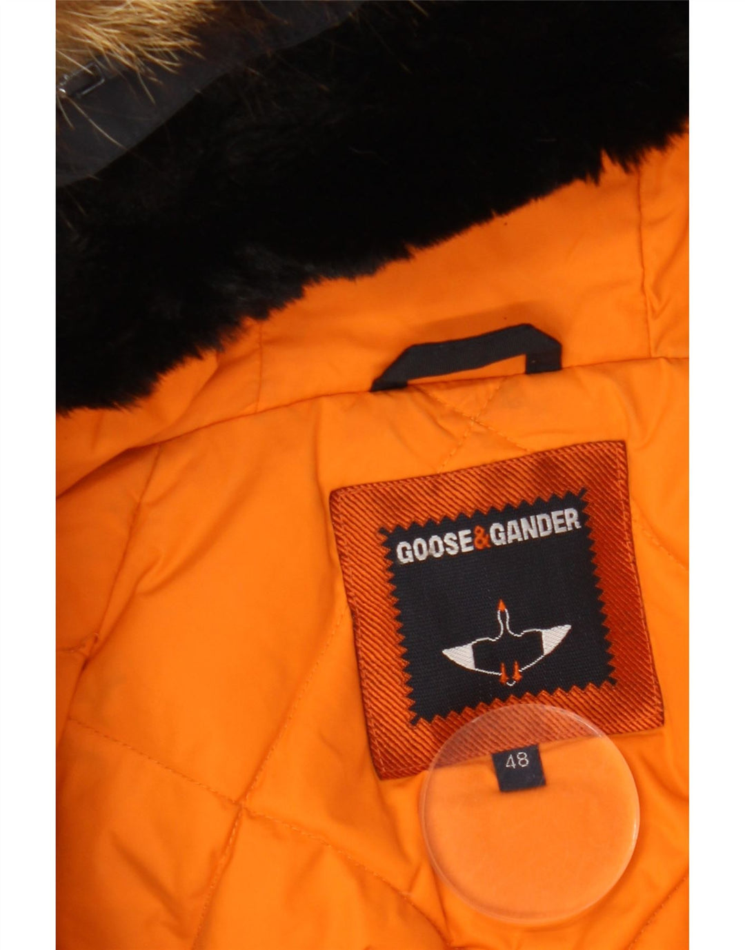 Jachetă bomber căptușită cu glugă pentru bărbați Goose & Gander IT 48 Nylon mediu negru