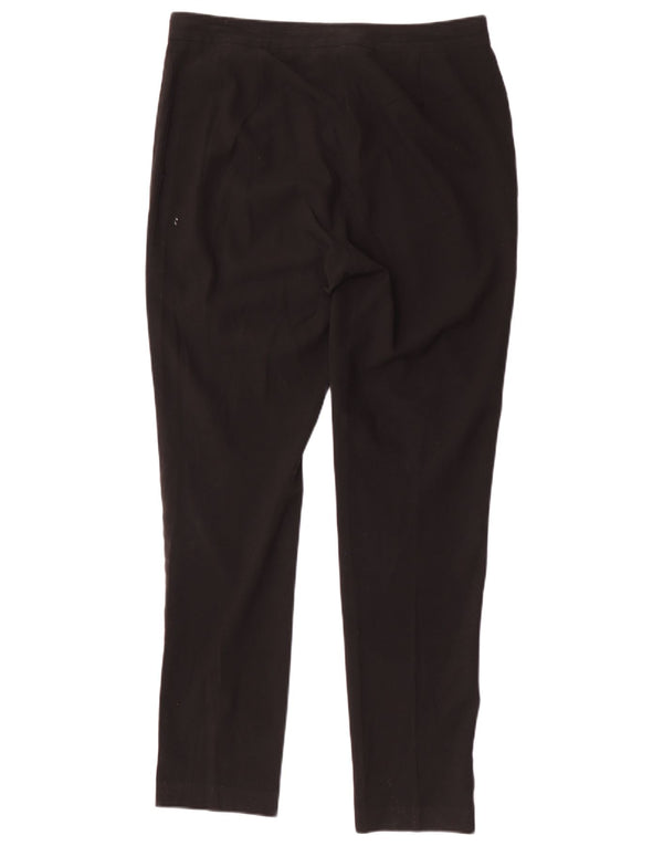 Pantaloni casual subțiri pentru femei Marks & Spencer UK 12 Medium W32 L31 Negru