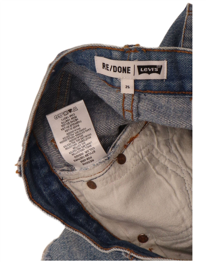 Pantaloni scurți din blugi Levi's W25 XS, bumbac albastru