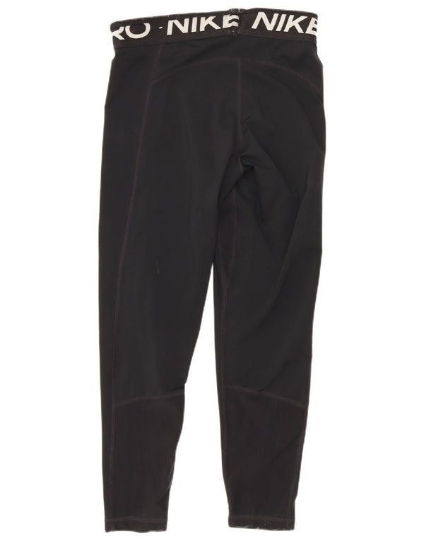 Leggings Capri Graphic Nike pentru femei UK 8 Small Black