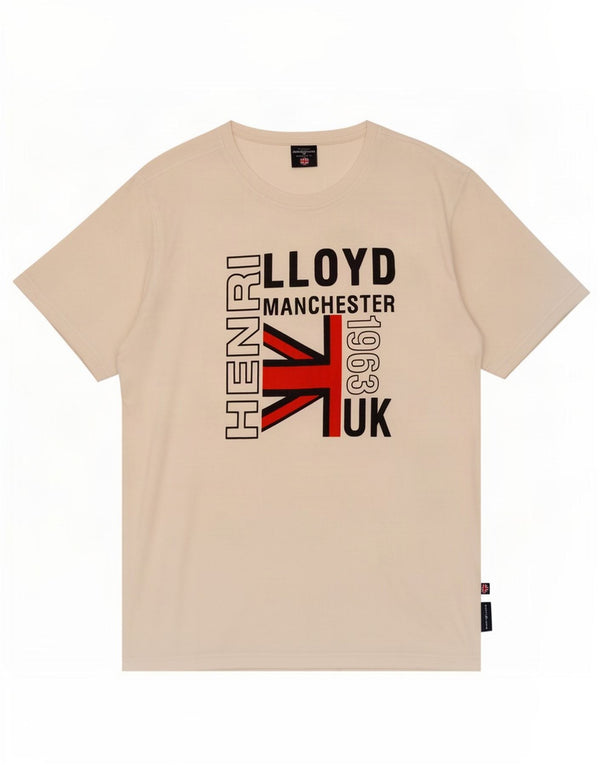 Tricou grafic pentru bărbați Henri Lloyd Top XL Bumbac alb
