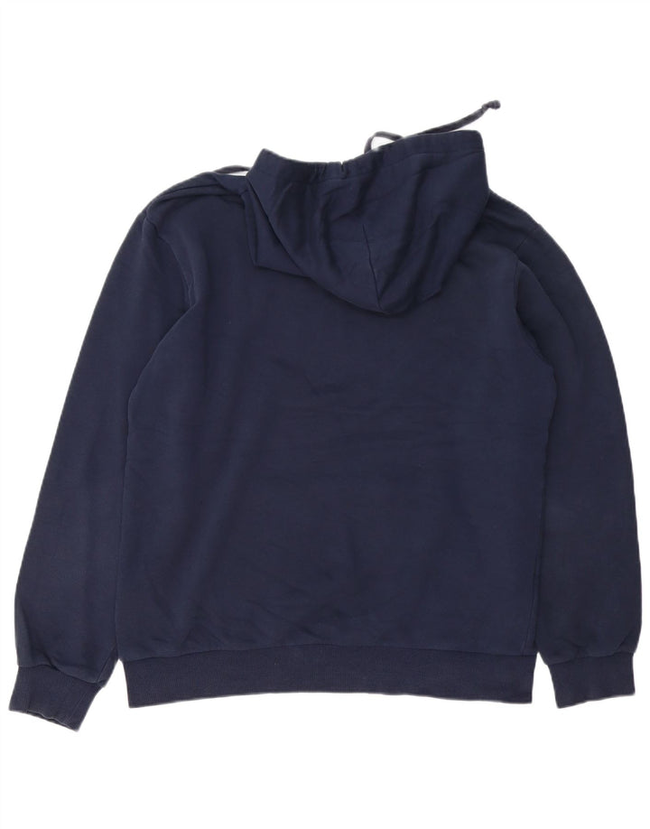 Pulover pentru bărbați Converse Graphic Hoodie Jumper mediu din bumbac bleumarin