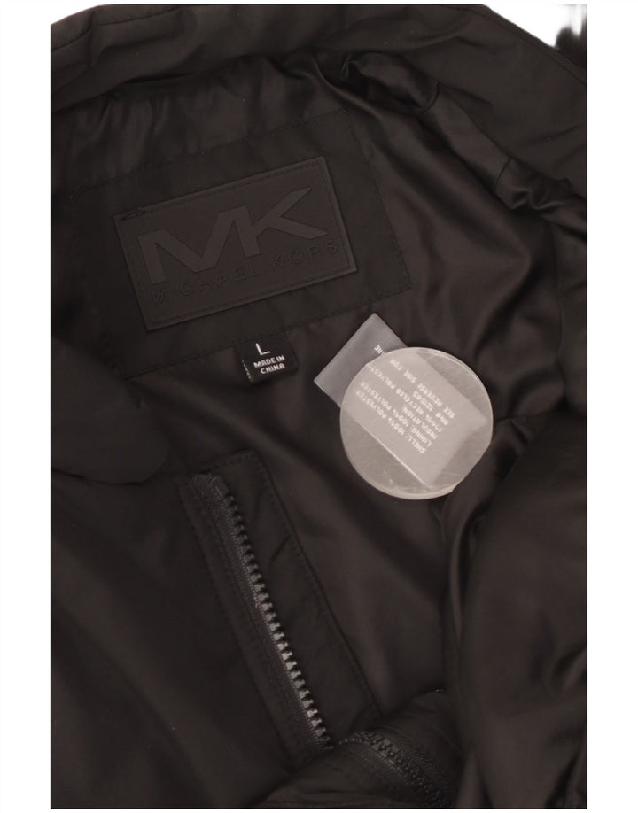Jachetă de vânt fără mâneci pentru bărbați Michael Kors UK 40 Poliester negru mare