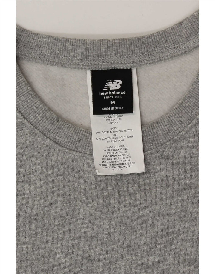 Hanorac pentru bărbați New Balance Jumper Medium Gri Bumbac