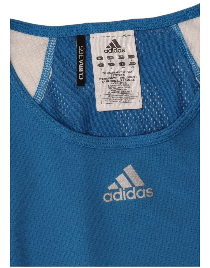 Tricou pentru bărbați ADIDAS Clima 365 Top mare, albastru, poliester color bloc