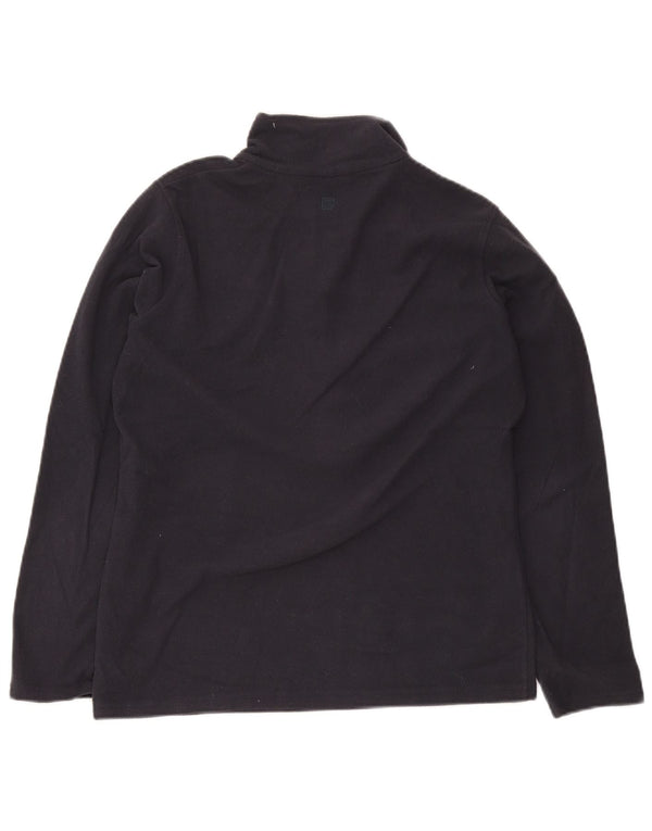 Pulover din lână pentru femei Mountain Warehouse, cu fermoar și gât, UK 14 Medium Bleumarin