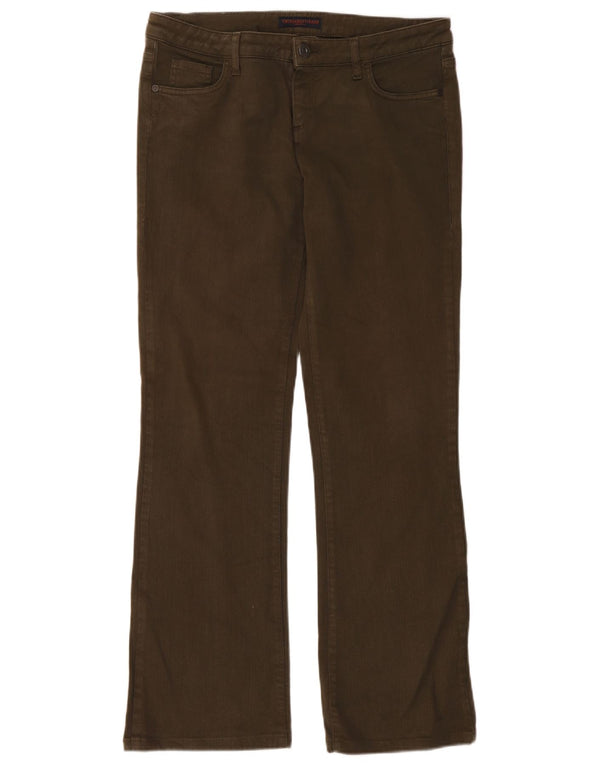 Blugi Trussardi pentru femei Bootcut W31 L31 Kaki Bumbac